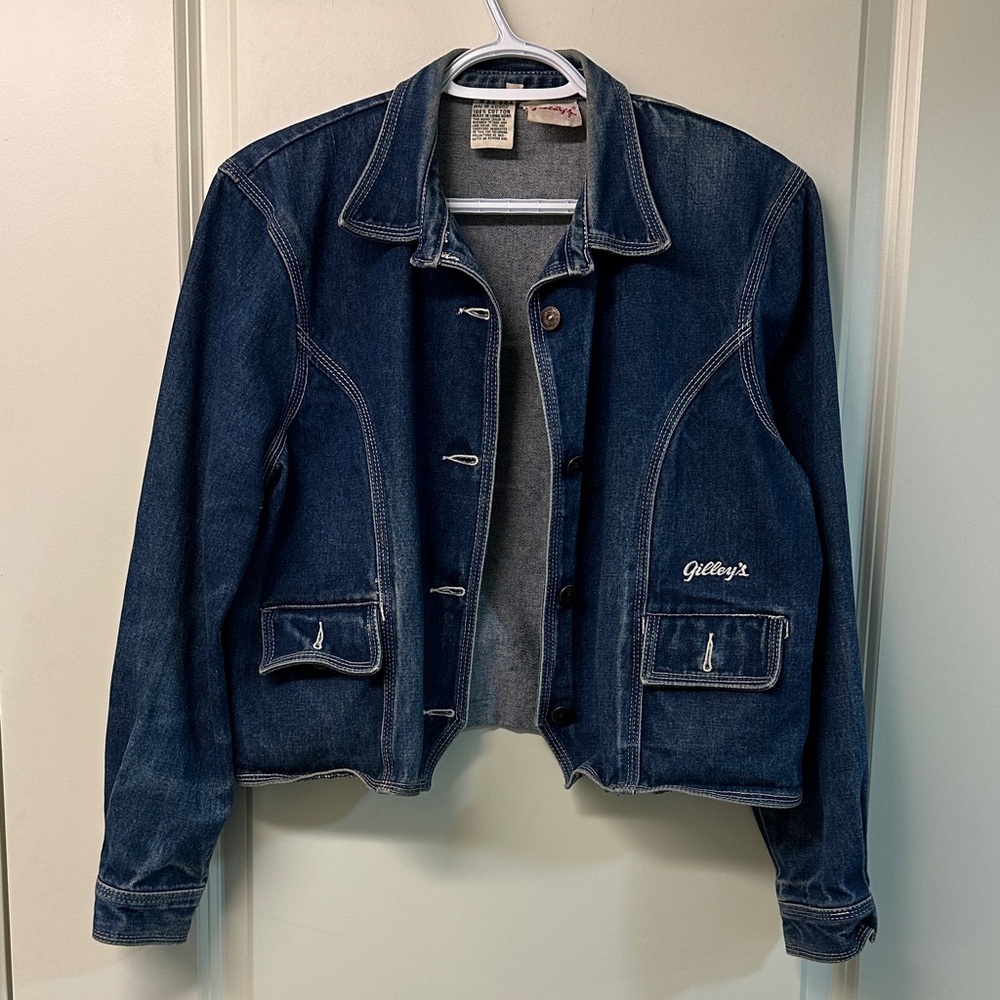 Vintage Gilley’s denim jacket/blazer